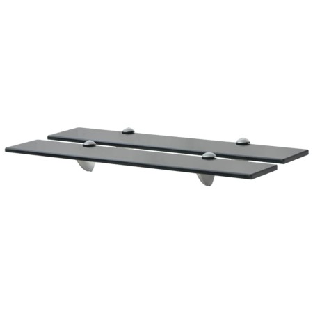 Floating shelves 2 units glass 8 mm 60x20 cm by vidaXL, Shelves and shelves - Ref: Foro24-3051529, Price: 42,33 €, Discount: %