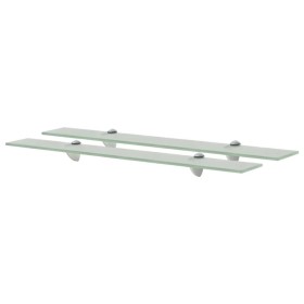 Floating shelves 2 units glass 8 mm 70x20 cm by vidaXL, Shelves and shelves - Ref: Foro24-3051538, Price: 52,94 €, Discount: %
