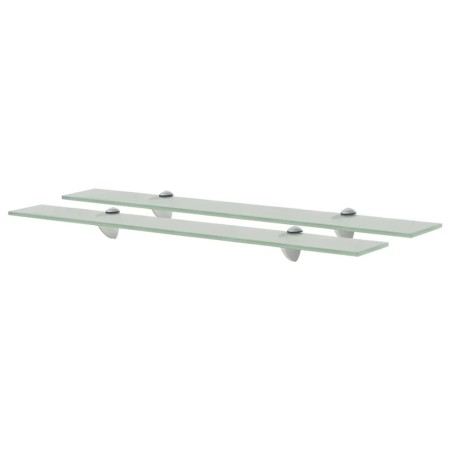 Floating shelves 2 units glass 8 mm 70x20 cm by vidaXL, Shelves and shelves - Ref: Foro24-3051538, Price: 52,94 €, Discount: %