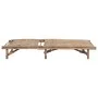 Gartenliege mit Bambuskissen von vidaXL, Liegen - Ref: Foro24-3061634, Preis: 195,35 €, Rabatt: %