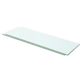 Estantes 2 unidades panel de vidrio transparente 60x15 cm de vidaXL, Estantes y estanterías - Ref: Foro24-3051563, Precio: 31...