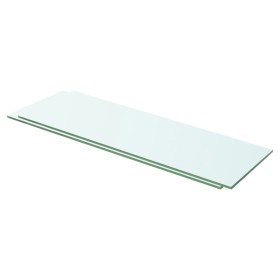 Shelves 2 units transparent glass panel 60x15 cm by vidaXL, Shelves and shelves - Ref: Foro24-3051563, Price: 31,98 €, Discou...