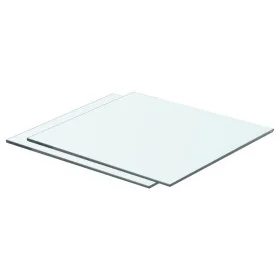 Shelves 2 units transparent glass panel 40x30 cm by vidaXL, Shelves and shelves - Ref: Foro24-3051556, Price: 33,72 €, Discou...