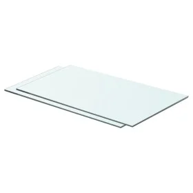 2 units of shelves with transparent glass panel 60x30 cm by vidaXL, Shelves and shelves - Ref: Foro24-3051566, Price: 43,58 €...