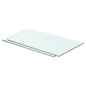 Regale 2 Einheiten transparente Glasscheibe 60x30 cm von vidaXL, Regale und Regale - Ref: Foro24-3051566, Preis: 48,41 €, Rab...