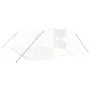Greenhouse with white steel structure 24 m² 6x4x2 m by vidaXL, Greenhouses - Ref: Foro24-3188073, Price: 276,63 €, Discount: %
