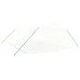 Greenhouse with white steel structure 24 m² 6x4x2 m by vidaXL, Greenhouses - Ref: Foro24-3188073, Price: 276,63 €, Discount: %