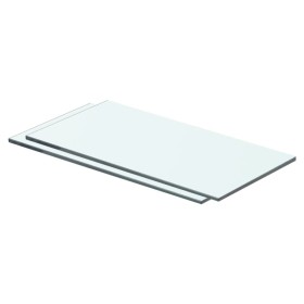 Estantes 2 unidades panel de vidrio transparente 40x15 cm de vidaXL, Estantes y estanterías - Ref: Foro24-3051553, Precio: 23...