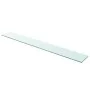 Shelves 2 units transparent glass panel 110x15 cm by vidaXL, Shelves and shelves - Ref: Foro24-3051588, Price: 36,42 €, Disco...