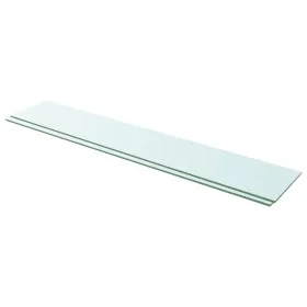 Shelves 2 units transparent glass panel 110x20 cm by vidaXL, Shelves and shelves - Ref: Foro24-3051589, Price: 37,61 €, Disco...
