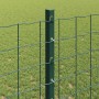 Reja con postes Verde 1.2 x 10 m Acero