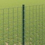 Reja con postes Verde 1.4 x 10 m Acero
