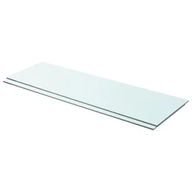 Shelves 2 units transparent glass panel 90x30 cm by vidaXL, Shelves and shelves - Ref: Foro24-3051581, Price: 51,86 €, Discou...