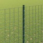 Reja con postes Verde 1.6 x 10 m Acero