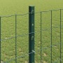 Reja con postes Verde 1.2 x 10 m Acero