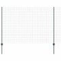 Reja con postes Verde 1.6 x 10 m Acero