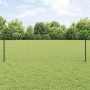 Reja con postes Verde 0.6 x 10 m Acero
