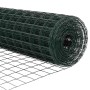Reja con postes Verde 1.2 x 10 m Acero