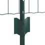 Reja con postes Verde 0.6 x 10 m Acero
