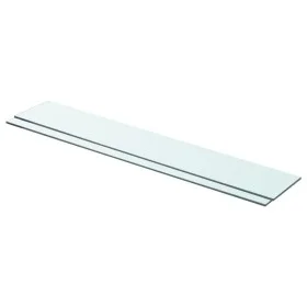 Shelves 2 units with transparent glass panel 80x12 cm by vidaXL, Shelves and shelves - Ref: Foro24-3051572, Price: 25,83 €, D...
