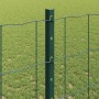 Reja con postes Verde 1.2 x 10 m Acero