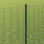 Reja con postes Verde 1.4 x 10 m Acero