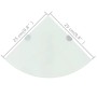 Eckregale 2 Stk. Chromstützen Weißglas 25x25 cm von vidaXL, Regale und Regale - Ref: Foro24-3051598, Preis: 24,59 €, Rabatt: %