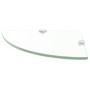 2 Stk. Eckregale mit Chromglasstützen 35x35 cm von vidaXL, Regale und Regale - Ref: Foro24-3051593, Preis: 32,56 €, Rabatt: %
