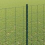 Reja con postes Verde 1.4 x 10 m Acero