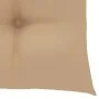 Gartensessel 4 Stück Massivholz Teak mit beigen Kissen von vidaXL, Gartenstühle - Ref: Foro24-3062586, Preis: 246,26 €, Rabat...