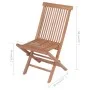 Sillas de jardín 4 uds madera maciza de teca con cojines beige by vidaXL, Garden chairs - Ref: Foro24-3062586, Price: 248,33 ...