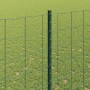 Reja con postes Verde 1.6 x 10 m Acero