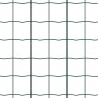 Reja con postes Verde 0.8 x 25 m Acero
