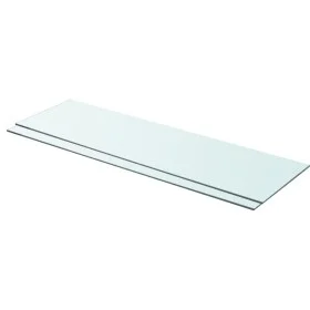 Shelves 2 units transparent glass panel 90x25 cm by vidaXL, Shelves and shelves - Ref: Foro24-3051580, Price: 44,69 €, Discou...