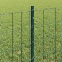Reja con postes Verde 0.6 x 25 m Acero