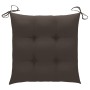 Gartenstühle 2 Einheiten aus massivem Teakholz mit Kissen von vidaXL, Gartenstühle - Ref: Foro24-3062939, Preis: 239,39 €, Ra...