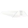 Greenhouse with white steel structure 96 m² 24x4x2 m by vidaXL, Greenhouses - Ref: Foro24-3188082, Price: 980,21 €, Discount: %