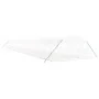 Greenhouse with white steel structure 96 m² 24x4x2 m by vidaXL, Greenhouses - Ref: Foro24-3188082, Price: 980,21 €, Discount: %