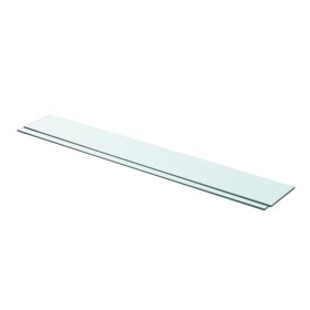 Estantes 2 unidades panel de vidrio transparente 90x12 cm de vidaXL, Estantes y estanterías - Ref: Foro24-3051577, Precio: 28...