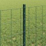 Reja con postes Verde 0.6 x 25 m Acero