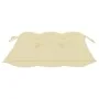 Garden chairs 3 units teak wood with cream white cushions by vidaXL, Garden chairs - Ref: Foro24-3062531, Price: 234,16 €, Di...