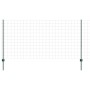 Reja con postes Verde 1.2 x 25 m Acero