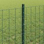 Reja con postes Verde 0.6 x 50 m Acero