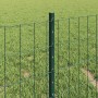 Reja con postes Verde 0.4 x 50 m Acero