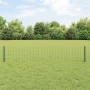 Reja con postes Verde 0.4 x 50 m Acero