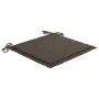 Gartenstühle 2 Einheiten mit grau-taupefarbenen Teakholzkissen von vidaXL, Gartenstühle - Ref: Foro24-3062468, Preis: 154,48 ...