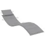 Tumbona mecedora con cojín madera maciza de teca by vidaXL, Loungers - Ref: Foro24-3063334, Price: 359,88 €, Discount: %