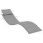 Tumbona mecedora con cojín madera maciza de teca by vidaXL, Loungers - Ref: Foro24-3063334, Price: 364,33 €, Discount: %