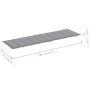 Tumbona mecedora con cojín madera maciza de teca de vidaXL, Tumbonas - Ref: Foro24-3063334, Precio: 355,21 €