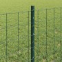 Reja con postes Verde 0.6 x 25 m Acero